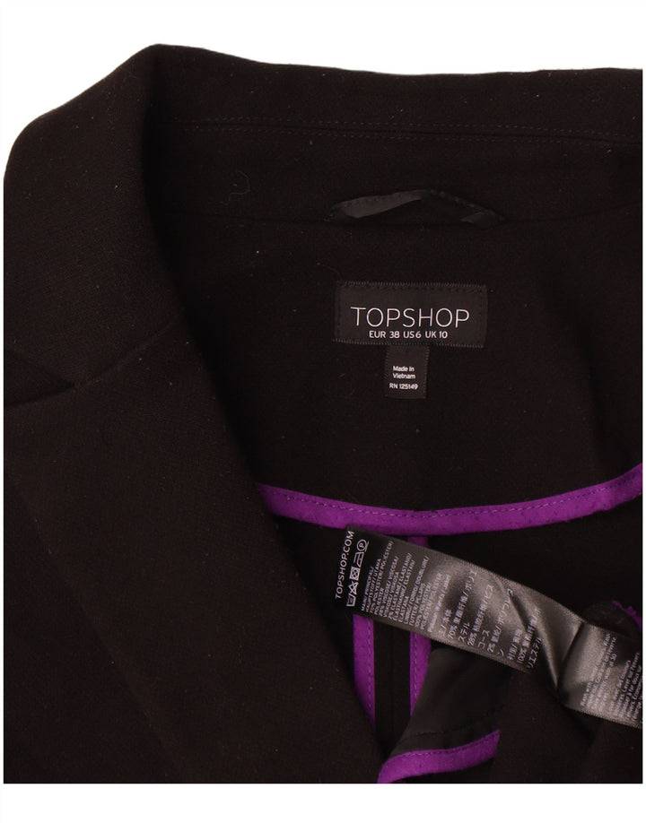 Γυναικείο Πανωφόρι Topshop Oversized UK 10 Small Black Polyester