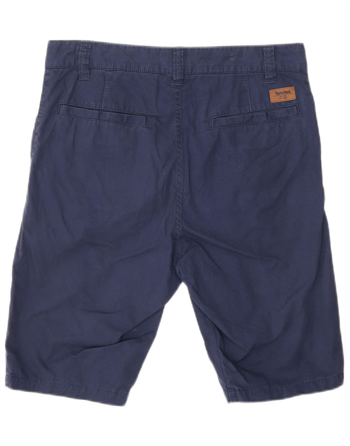 TIMBERLAND Boys Chino Σορτς 15-16 ετών W30 Navy Blue Cotton