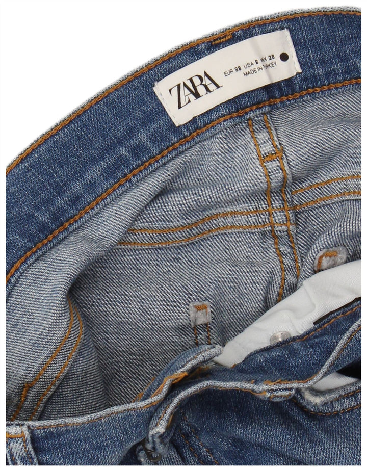 ZARA Γυναικείο ίσιο τζιν EU 38 Small W28 L27 Blue