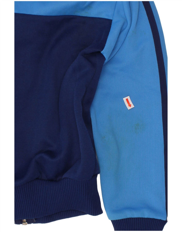 Τοπ μπουφάν ADIDAS για αγόρια φόρμας 9-10 ετών Navy Blue Colourblock