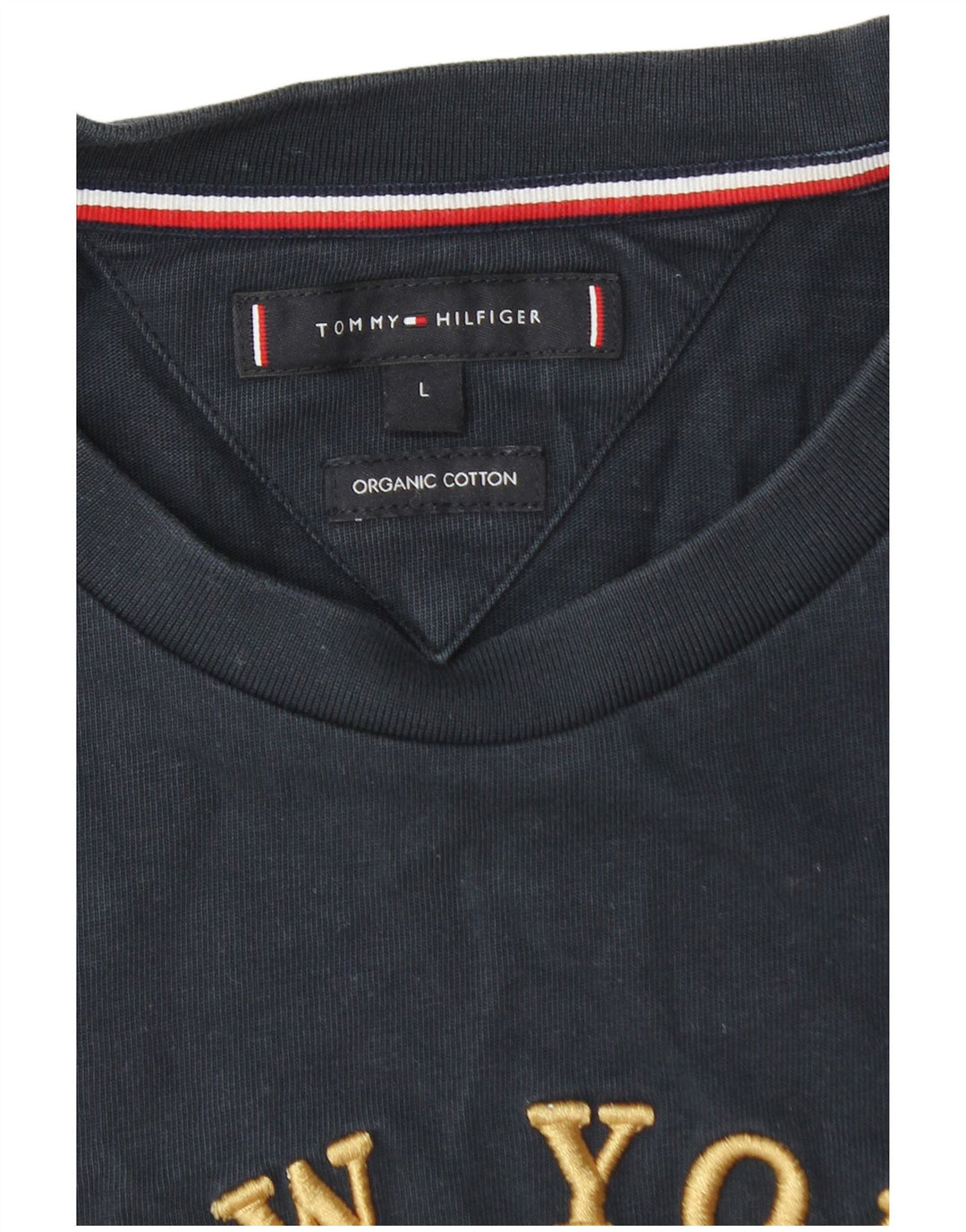 Tommy Hilfiger Γυναικείο T-Shirt Top Large Navy Blue