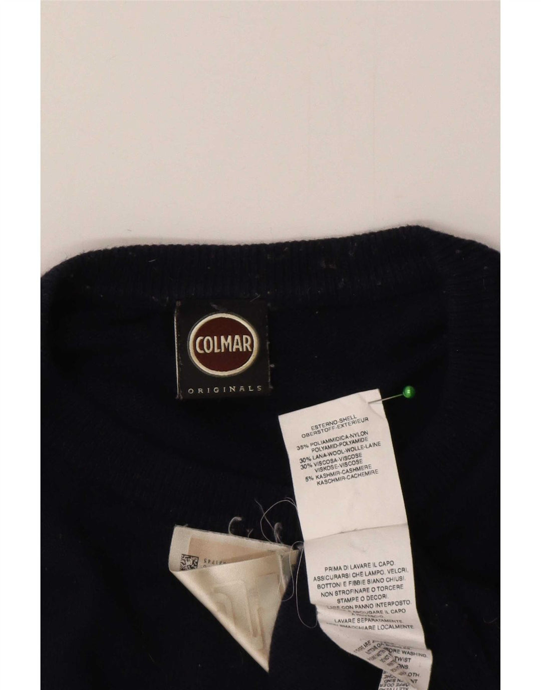 Ανδρικό πουλόβερ Colmar Crew Neck Jumper Μεγάλο Navy Blue Polyamide