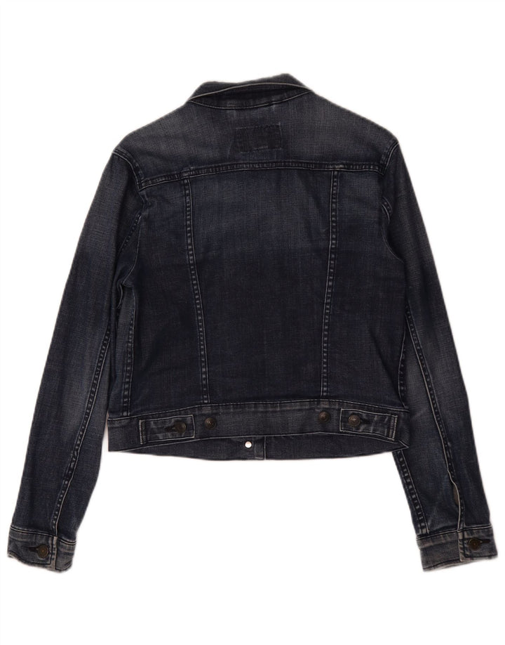 Γυναικείο τζιν μπουφάν Levi's Crop UK 12 Medium Navy Blue Cotton