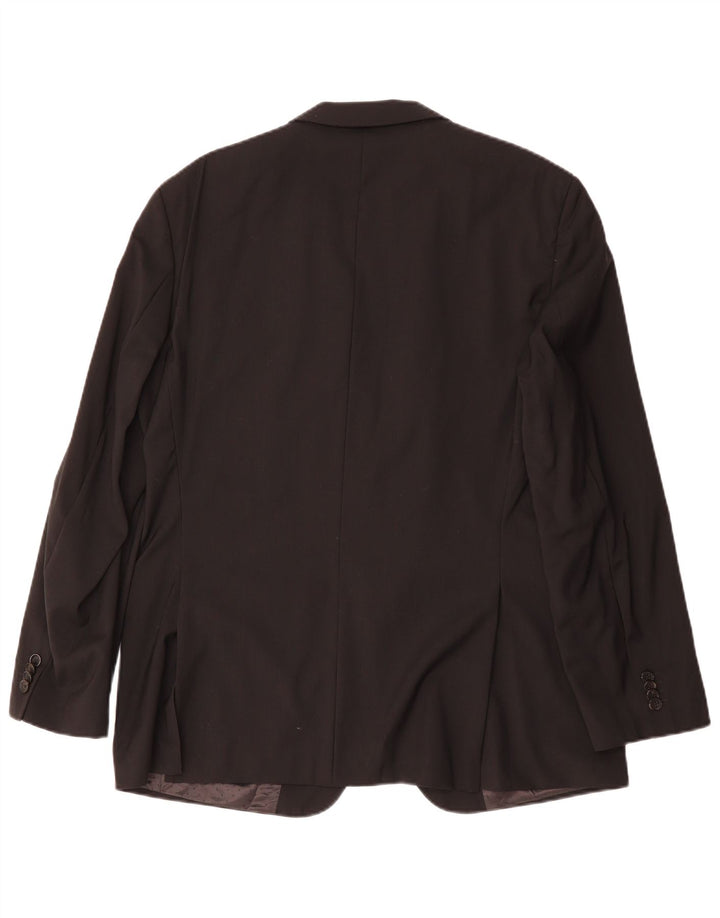 HUGO BOSS Ανδρικό μπουφάν σακάκι με 2 κουμπιά EU 52 XL Μαύρη βισκόζη