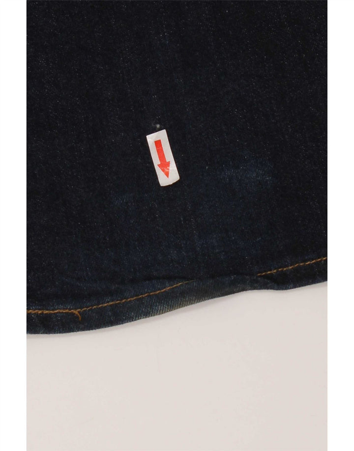 Levi's Mens 506 Straight Jeans W38 L32 Navy Blue Cotton
