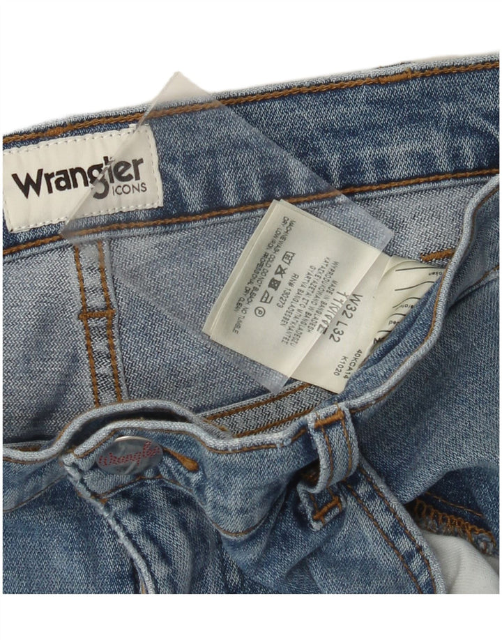 Ανδρικό Slim Jeans WRANGLER W32 L32 Μπλε βαμβακερό