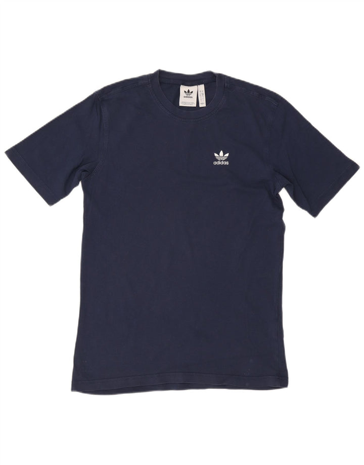 Ανδρικό T-Shirt Adidas Top Small Navy Blue από βαμβάκι