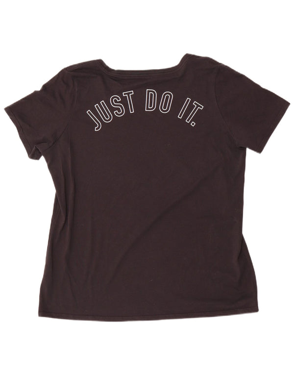 Ανδρικό T-Shirt με γραφικό κούφωμα Nike XL μαύρο βαμβακερό