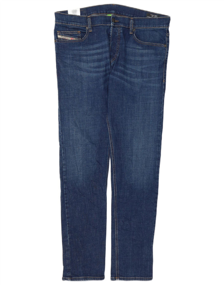 Diesel Ανδρικό D-Luster Stretch Slim Jeans W34 L32 Μπλε βαμβακερό