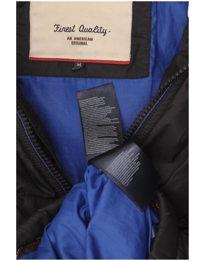 Tommy Hilfiger Ανδρικό μπουφάν με επένδυση UK 38 Medium Black Nylon