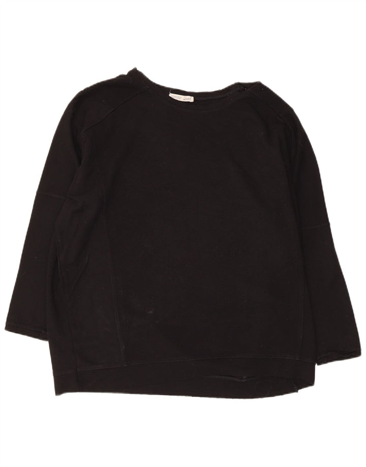 Zara Γυναικεία φούτερ μεγάλου μεγέθους Jumper UK 10 Small Black