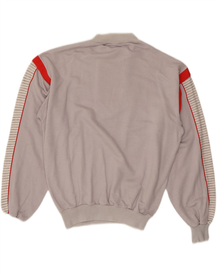 Γυναικείο φούτερ με λαιμόκοψη LOTTO UK 14 μεσαίου γκρι ρίγες