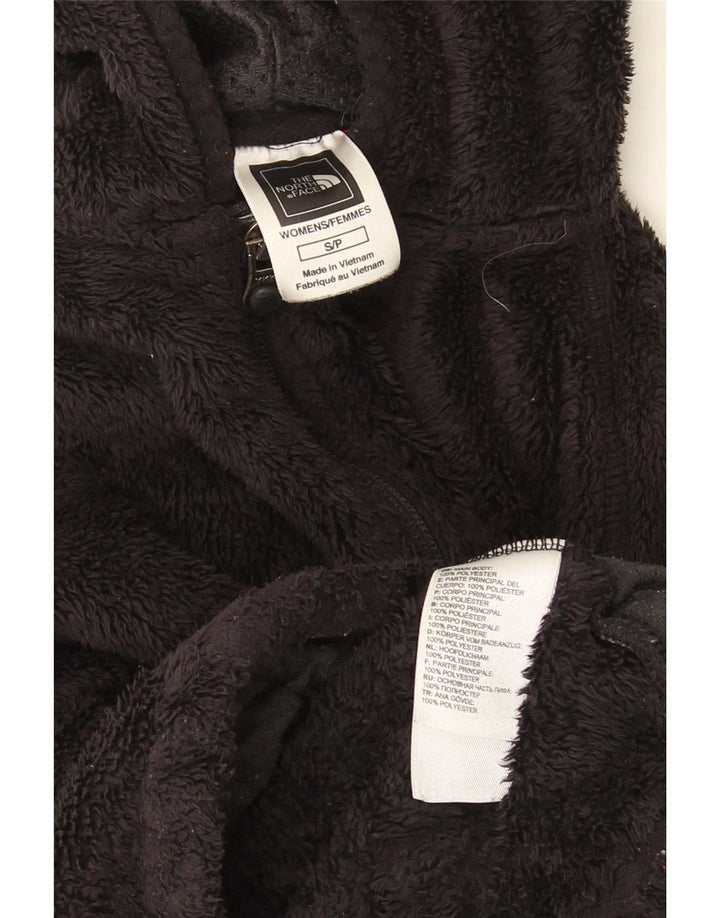 The North Face γυναικείο φλις μπουφάν με κουκούλα UK 10 Small Black Polyester