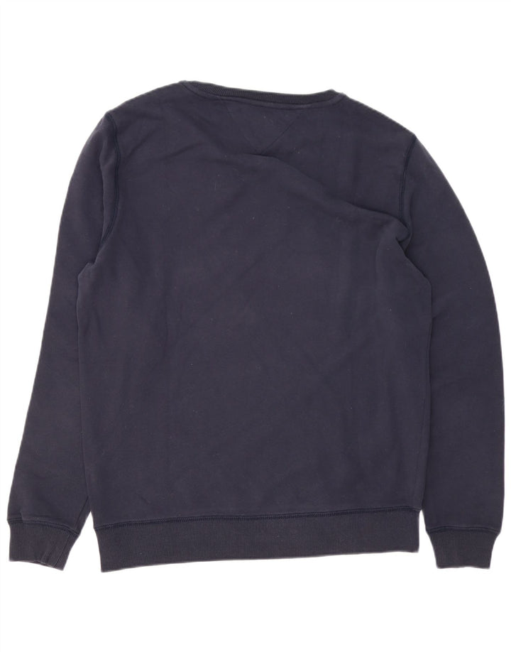 Ανδρικό φούτερ Tommy Hilfiger Jumper Large Navy Blue Cotton