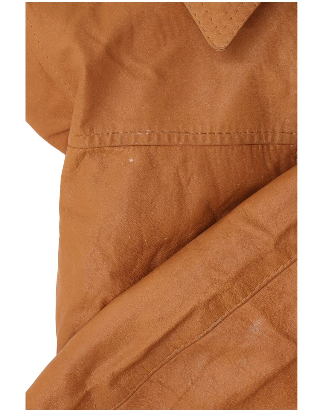 Vintage Γυναικείο Δερμάτινο Μπουφάν IT 50 XL Μπεζ