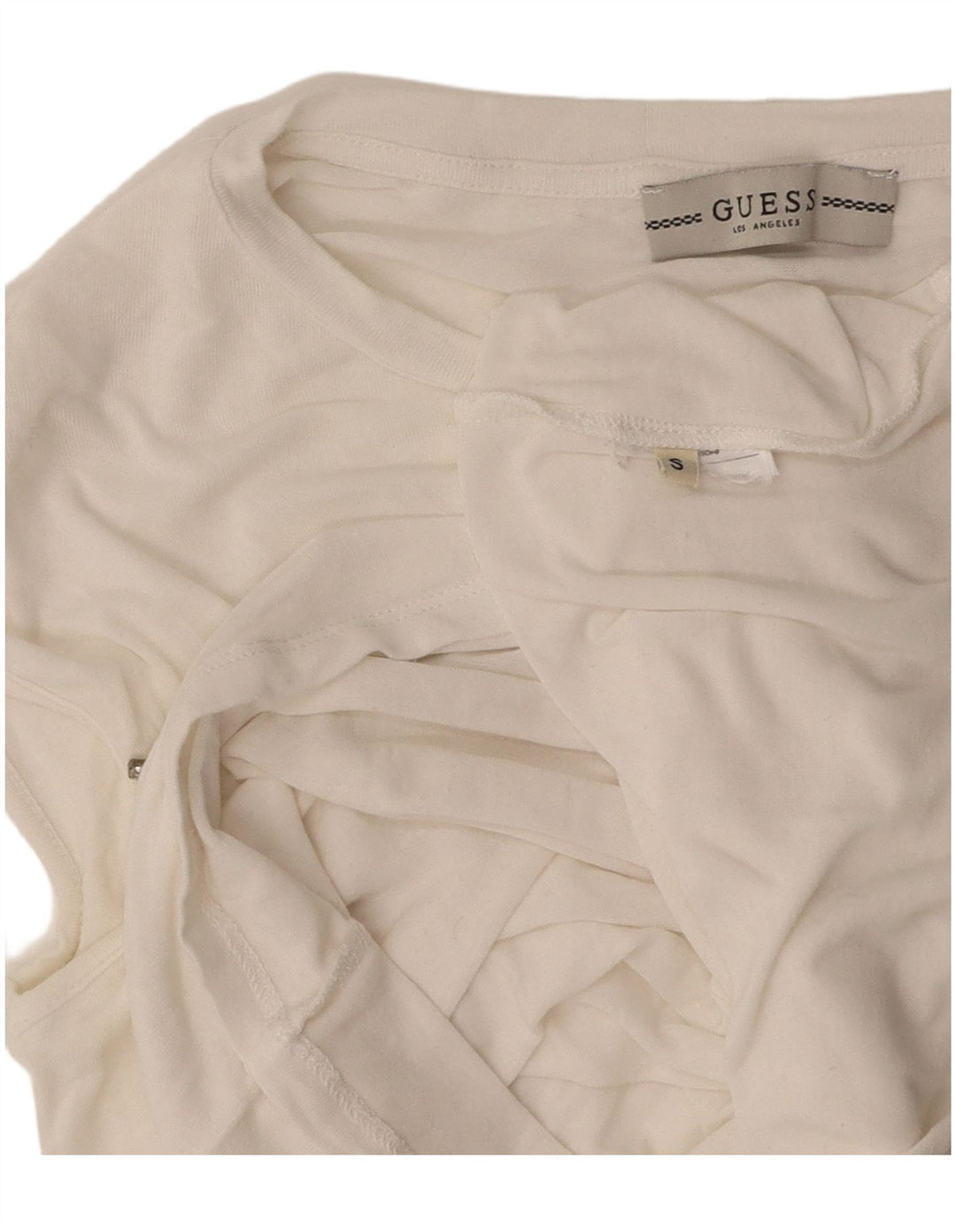 GUESS Γυναικείο T-Shirt Top UK 10 Small White