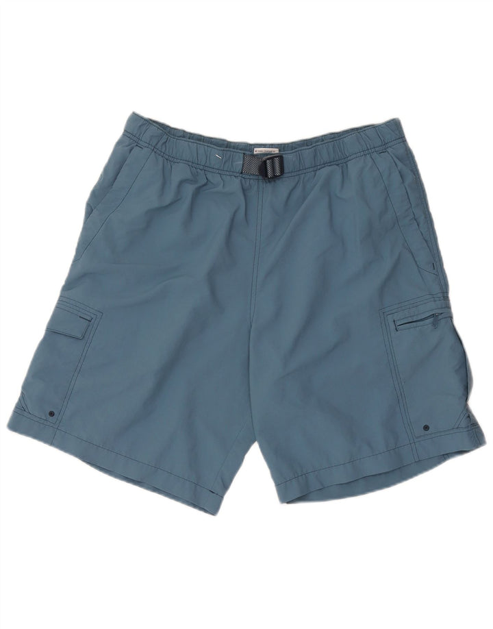 Ανδρικό σορτς Cargo Columbia Medium W36 Blue Nylon
