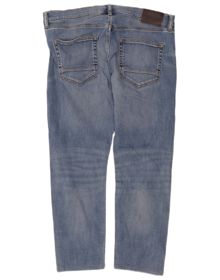 Marks & Spencer Ανδρικό Slim Jeans W36 L29 Μπλε βαμβακερό