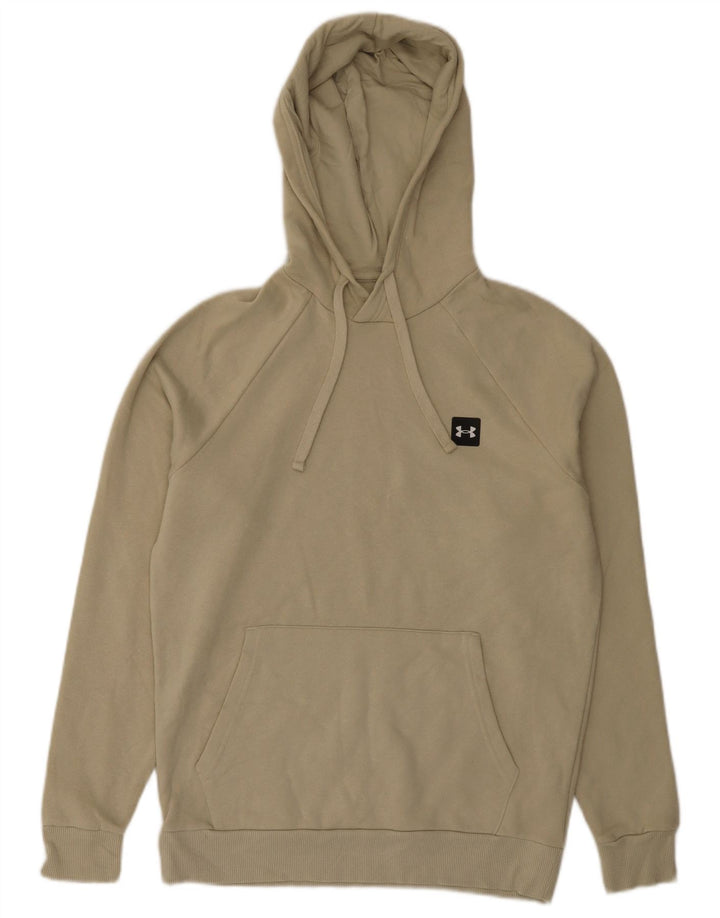 Under Armour Ανδρικό Hoodie Jumper Μικρό μπεζ βαμβακερό