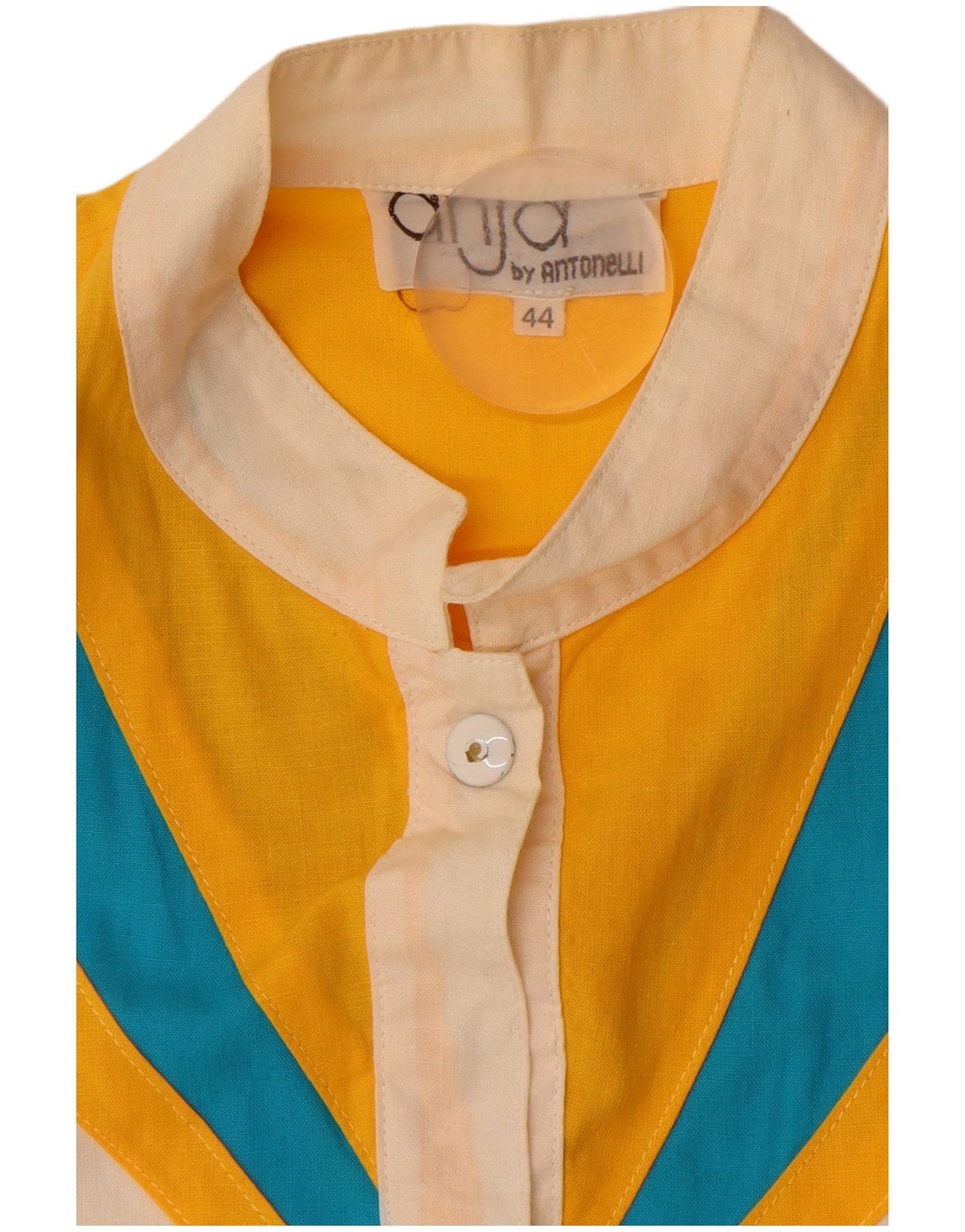 ANTONELLI Γυναικείο Bomber Jacket IT 44 Medium Off White Colourblock Βαμβακερό