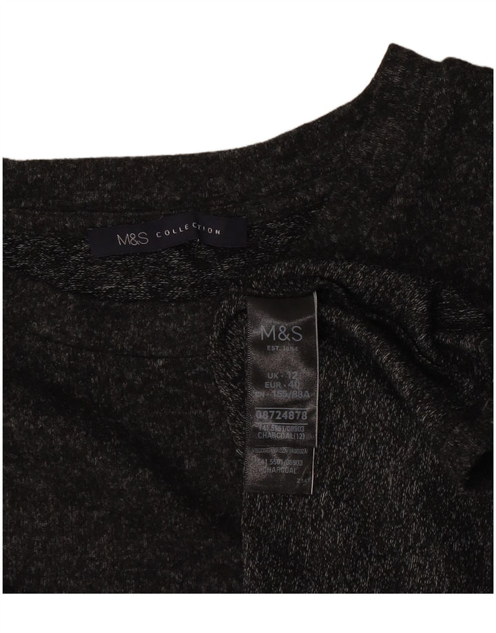 Marks & Spencer Γυναικείο τοπ μακρυμάνικο UK 12 Medium Grey Polyester