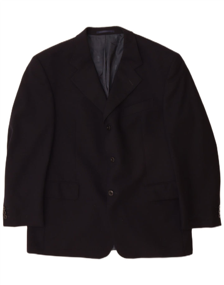 Cerruti 1881 Ανδρικό σακάκι με 3 κουμπιά UK 40 Large Navy Blue Virgin Wool