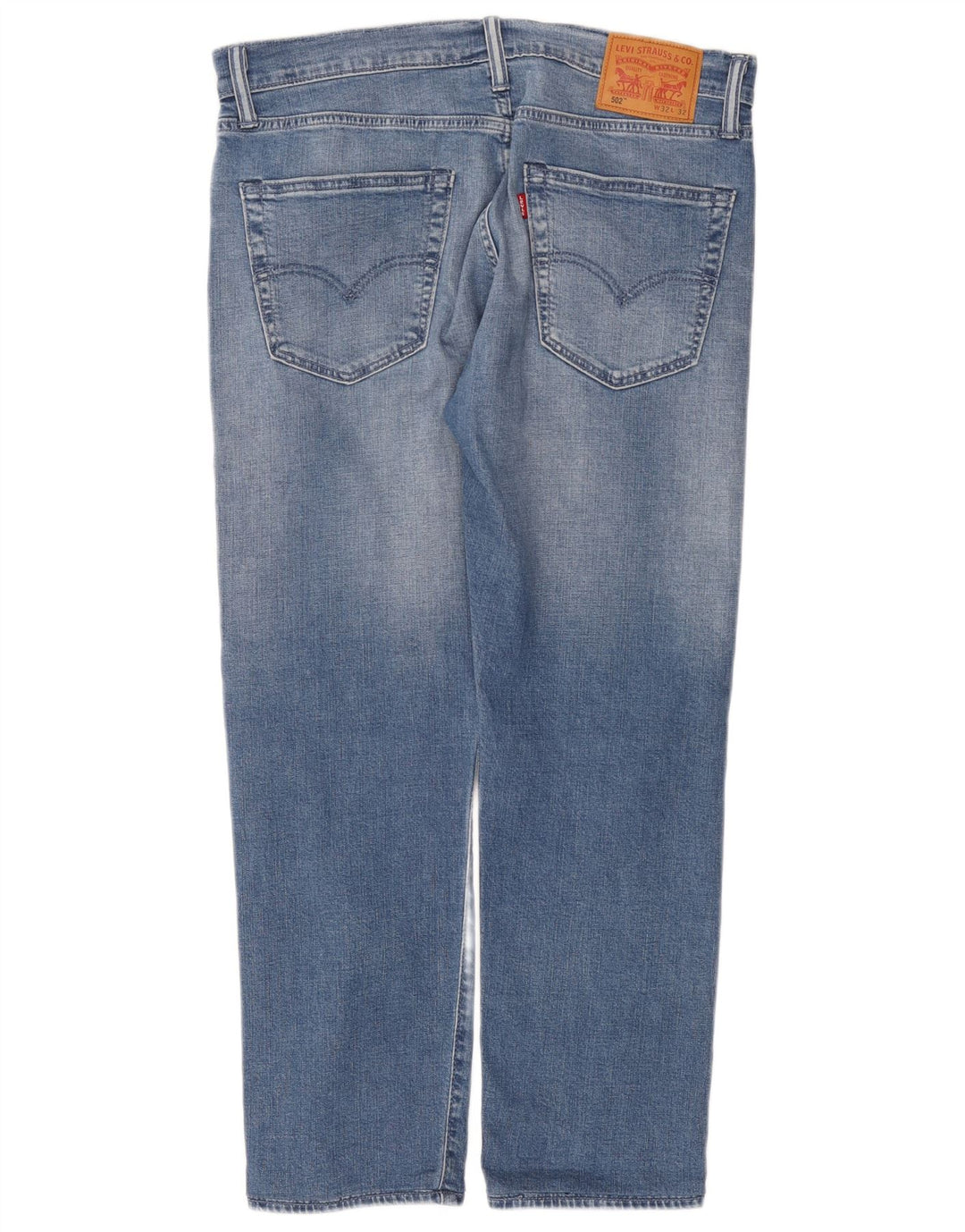 Levi's Mens 502 Tapered Jeans W32 L28 Blue Cotton