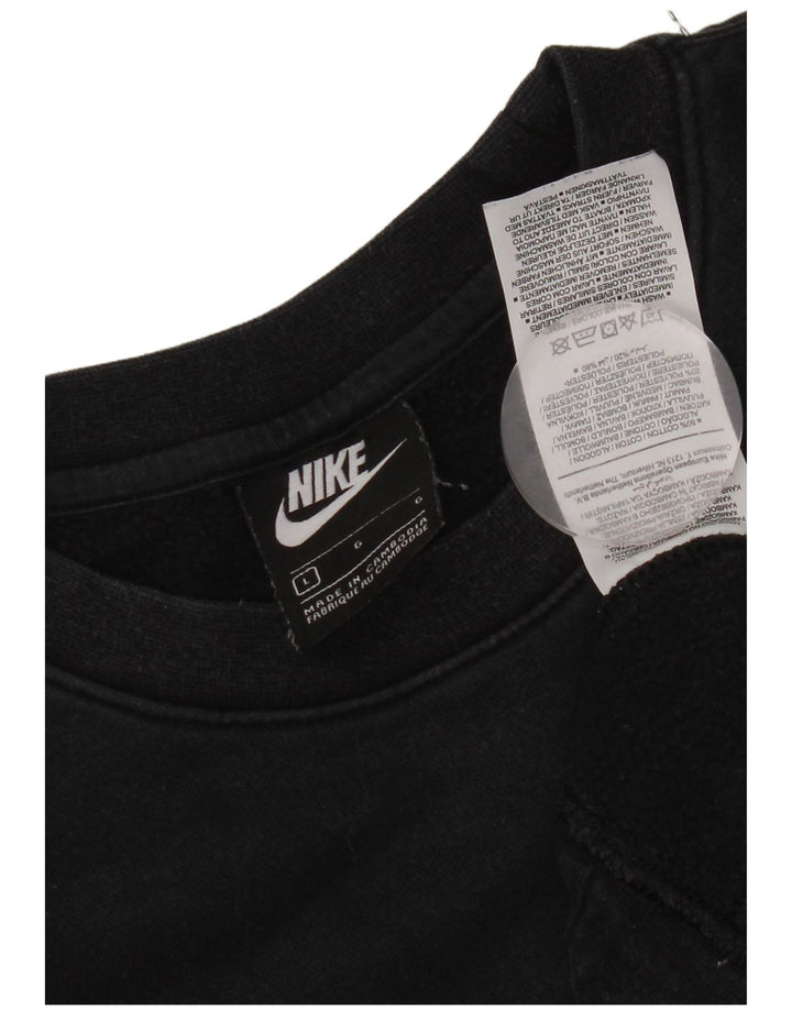 Ανδρικό φούτερ NIKE Jumper μεγάλο μαύρο βαμβακερό