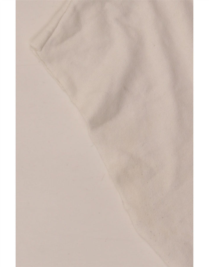 Γυναικείο πουλόβερ με κουκούλα με φερμουάρ Calvin Klein UK 12 Medium White