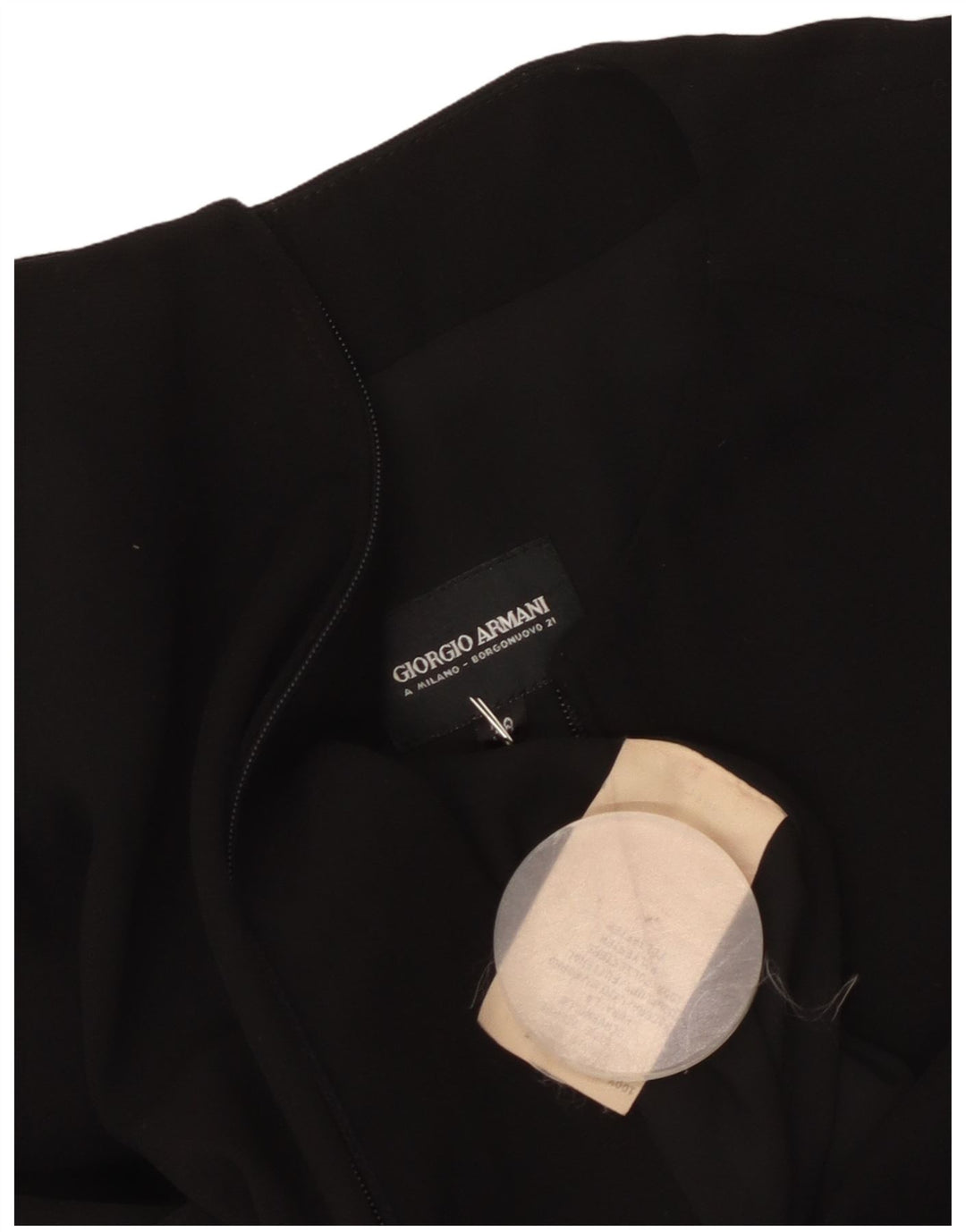 Giorgio Armani Γυναικείο Μπουφάν Blazer Full Zip IT 38 XS Μαύρο παρθένο μαλλί