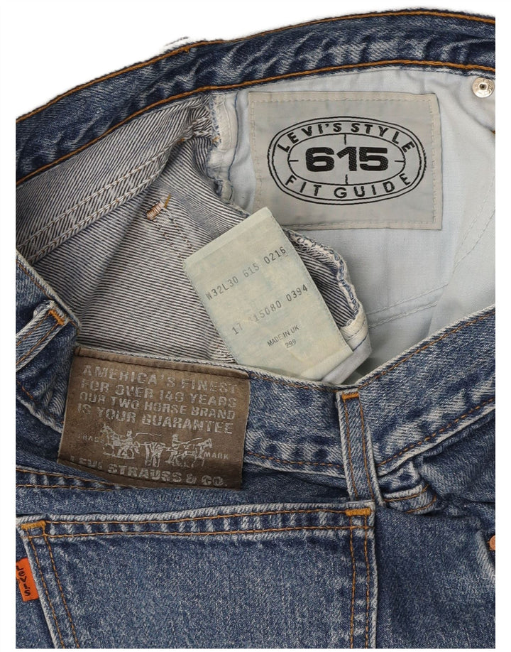 LEVI'S Ανδρικό τζιν 615 ίσιο W32 L30 Μπλε βαμβακερό