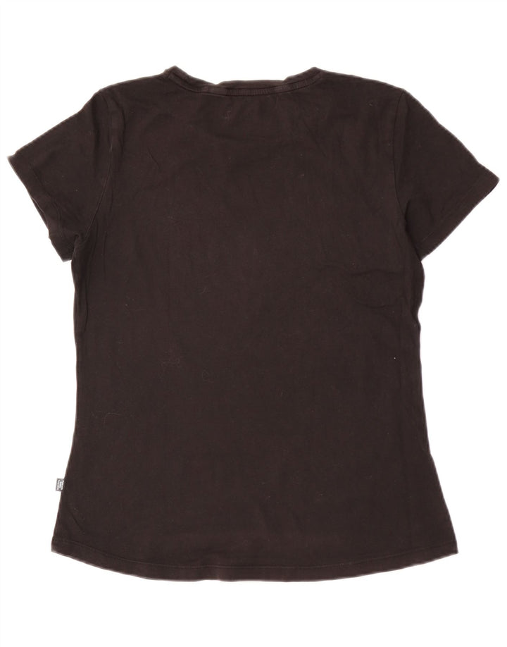 Γυναικείο γραφικό μπλουζάκι Puma Top UK 12 Medium Black