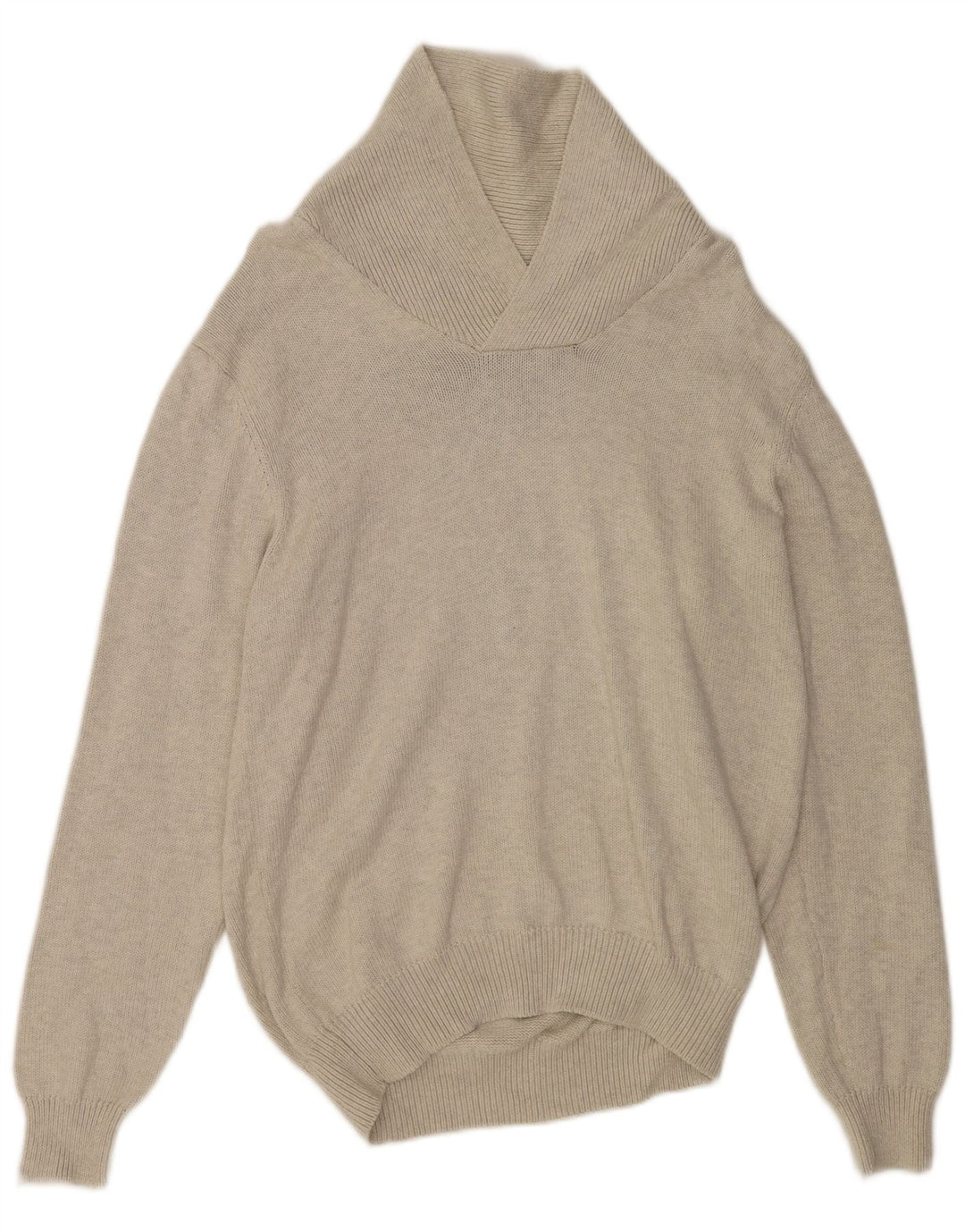 MARKS & SPENCER Ανδρικό πουλόβερ με σάλι λαιμό UK 41/43 Large Grey