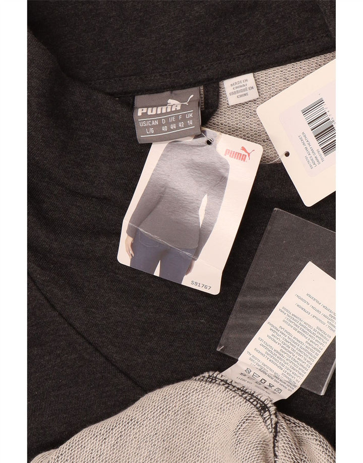 Γυναικεία φόρμα PUMA Top Jacket UK 14 Large Grey Cotton