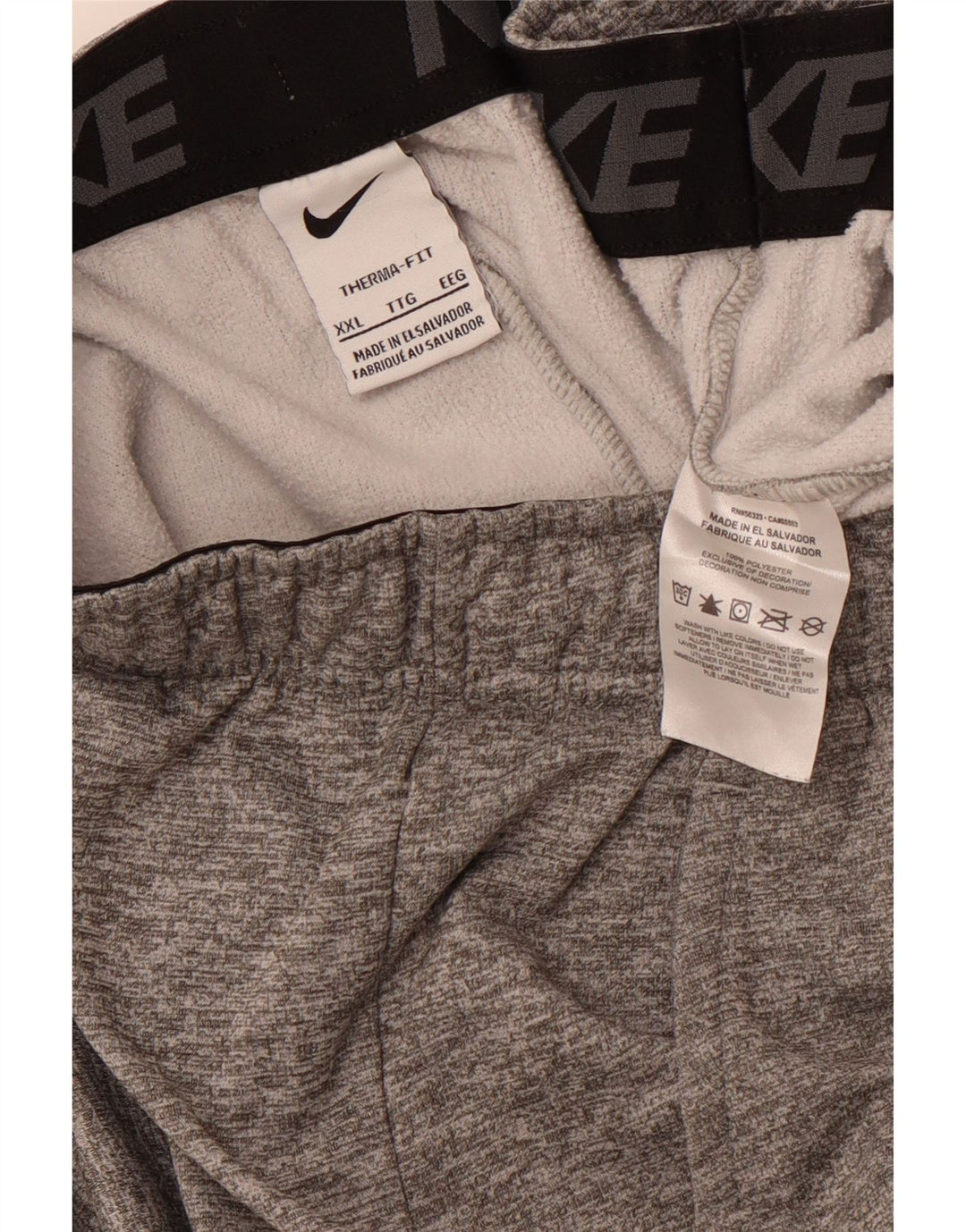 NIKE Ανδρικά Therma-Fit Graphic αθλητικά παντελόνια Joggers 2XL Grey Flecked