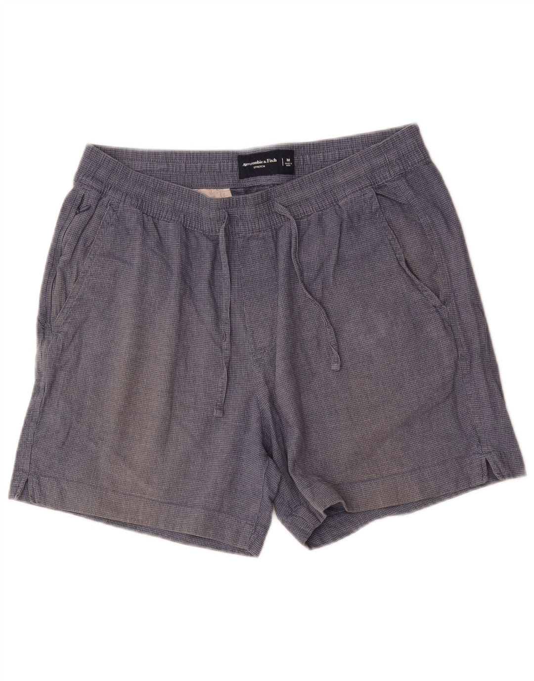 Γυναικείο σορτς Chino Abercrombie & Fitch Medium W32 Navy Blue Houndstooth