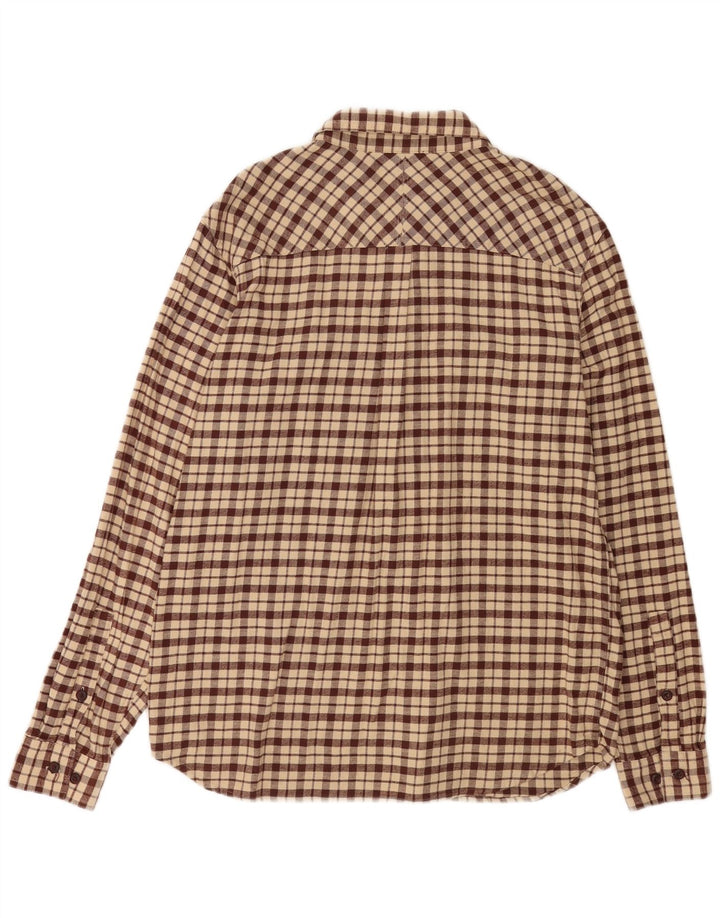 Ανδρικό πουκάμισο Columbia Active Flannel XL Beige Check Cotton