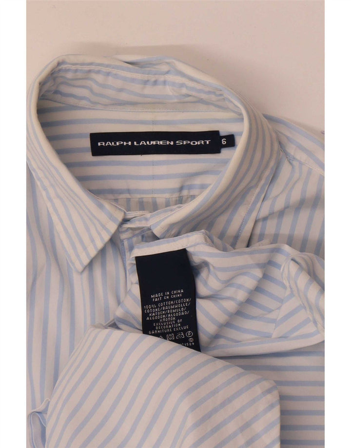 Γυναικείο πουκάμισο Ralph Lauren US 6 Βαμβακερό μεσαίο μπλε ρίγες