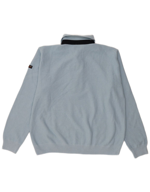 Ανδρικό πουλόβερ Green Coast Polo Neck Jumper IT 50 Medium Blue
