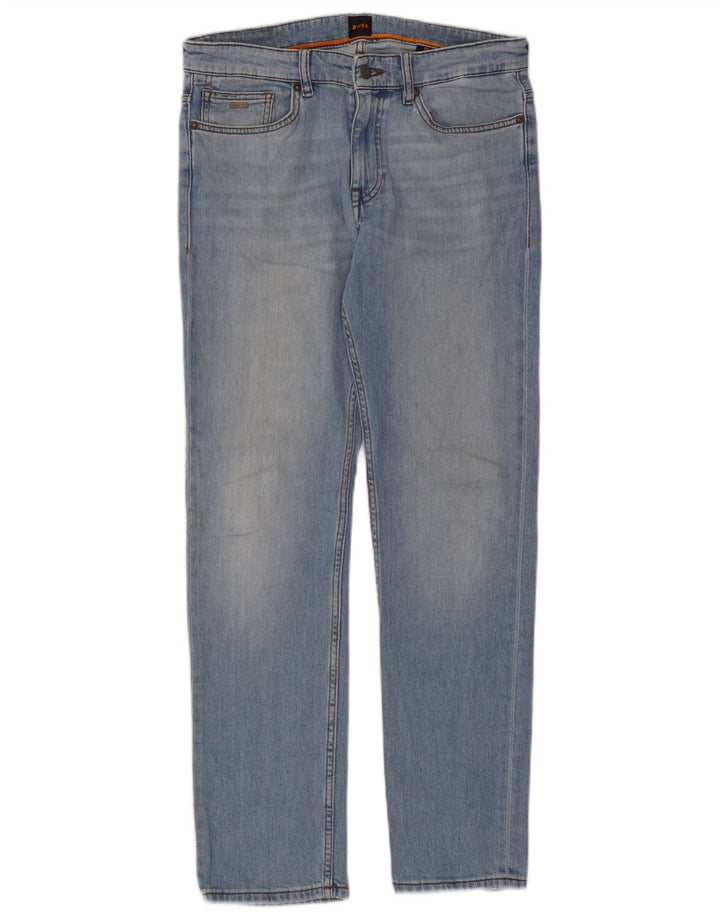 Ανδρικό τζιν Hugo Boss Slim W30 L32 Μπλε βαμβακερό
