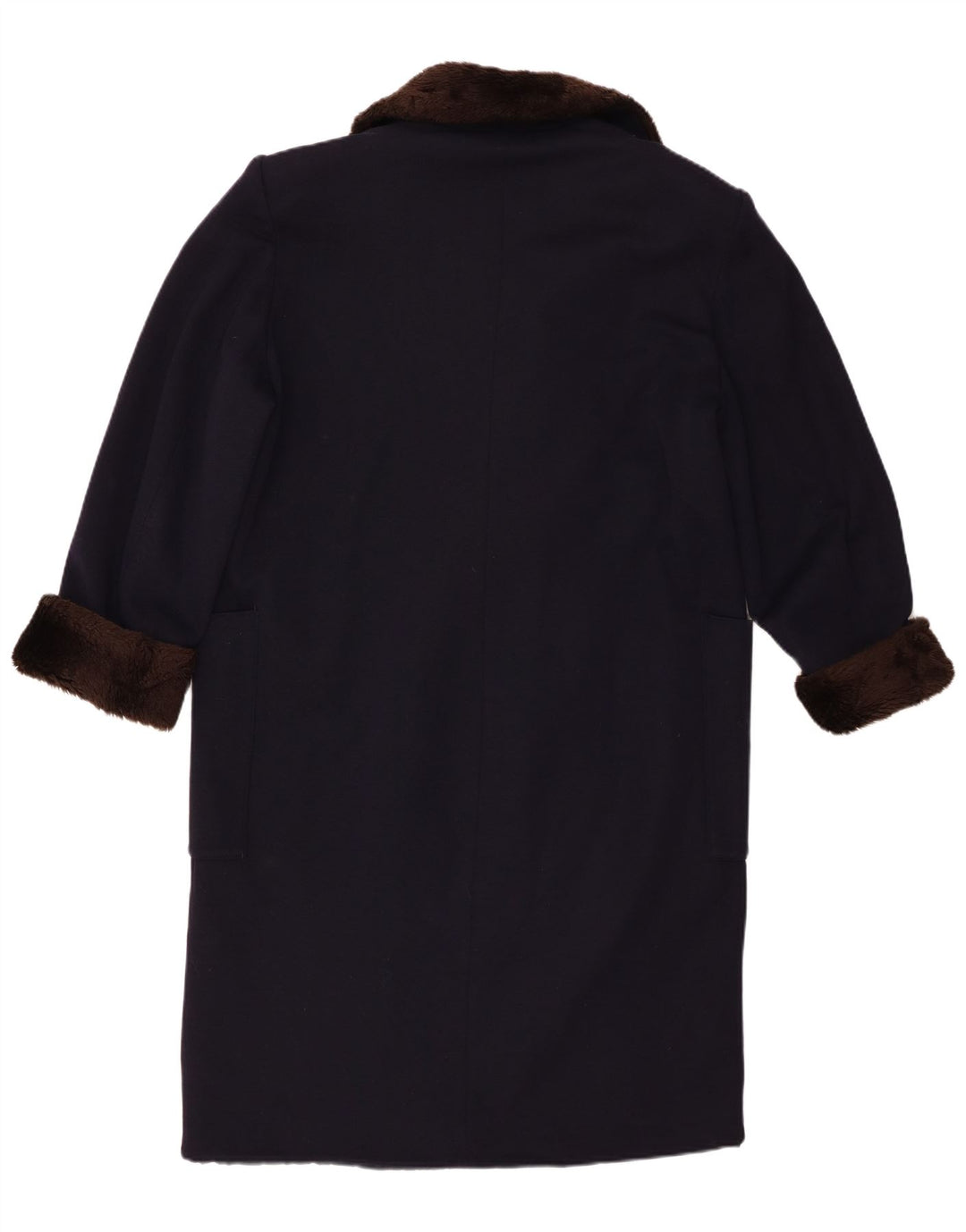 Sportmax Γυναικείο παλτό με διπλό στήθος UK 16 Large Navy Blue