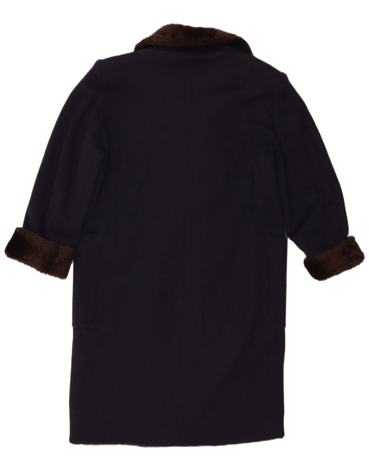 Sportmax Γυναικείο παλτό με διπλό στήθος UK 16 Large Navy Blue