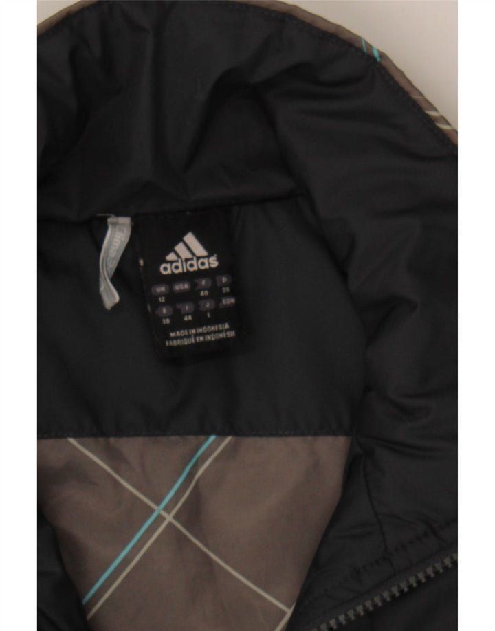ADIDAS Womens Padded Gilet UK 12 Medium  Navy Blue Polyester Vintage Adidas and Second-Hand Adidas from Messina Hembry 
