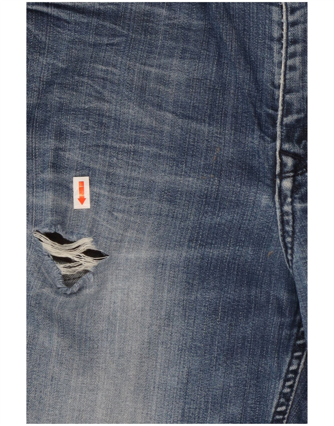 Γυναικεία Calvin Klein Distressed Bootcut Jeans W33 L29 Blue Cotton