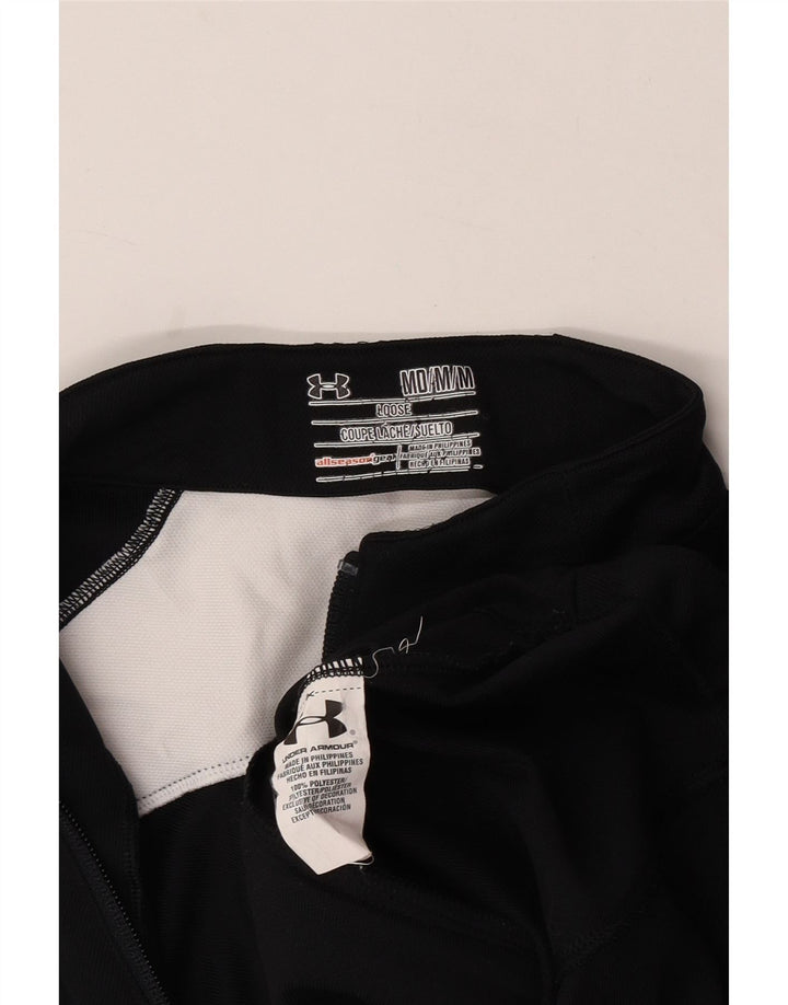 Ανδρική φόρμα πουλόβερ με φερμουάρ Under Armour Top Medium Black Colourblock