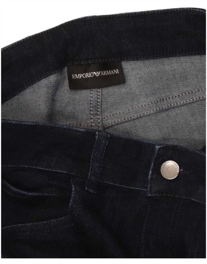 Emporio Armani Γυναικεία τζιν με φλάντζα W30 L32 Navy Blue