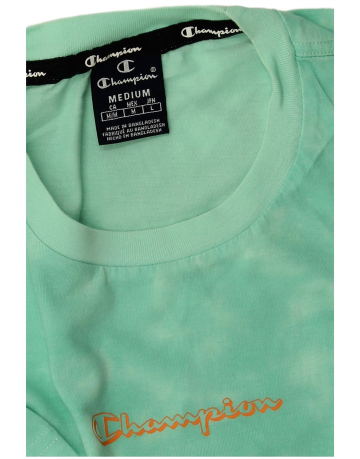 Ανδρικό T-Shirt CHAMPION Top Medium Green Tie Dye