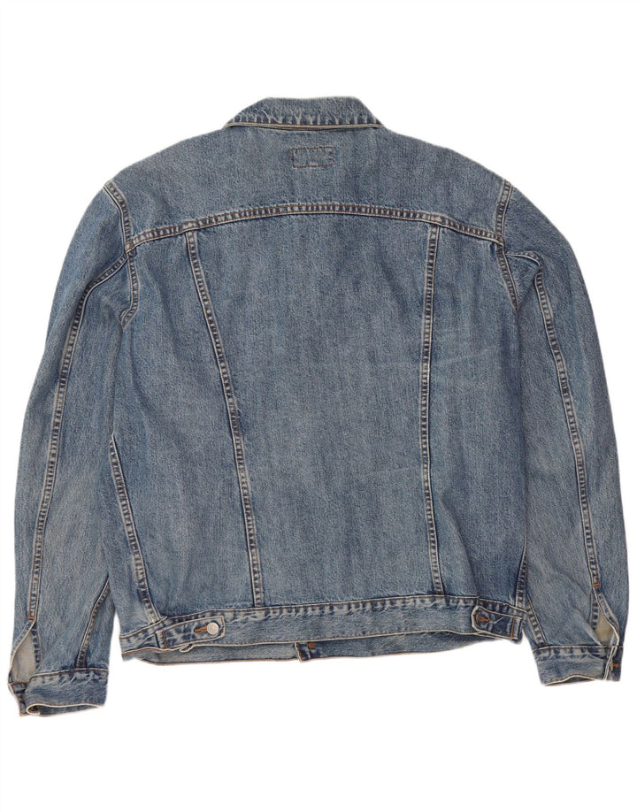 Carrera Ανδρικό Τζιν Μπουφάν UK 44 2XL Μπλε Βαμβακερό