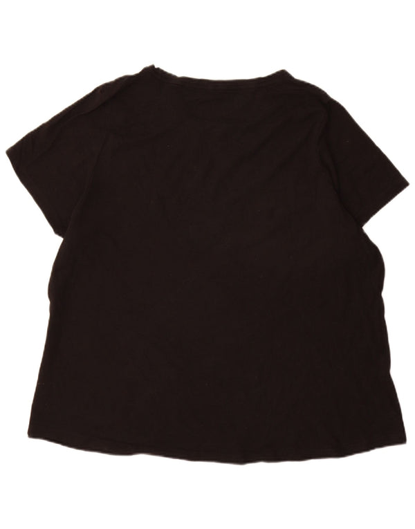 Puma Γυναικείο γραφικό T-Shirt Top UK 20 2XL Μαύρο