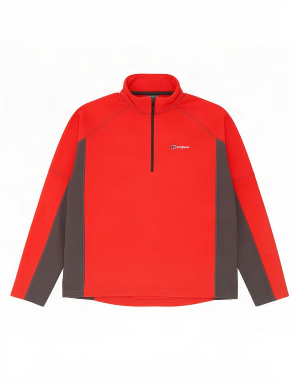 Ανδρικό φερμουάρ Berghaus Fleece Jumper XL Red Colourblock